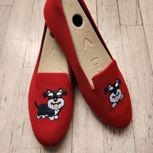 Vivaia Round-Toe Embroidered Loafer Schnauzer - Women's Size 39.5/Size 9